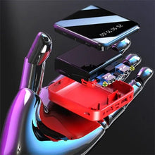 20000mAh Portable Power Bank with Digital Display & Mirror Design - Ryprime