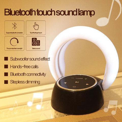 Portable Bluetooth Speaker Lamp with Dimmable LED - Ryprime