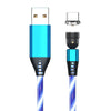 540 Rotate Luminous Magnetic Cable 3A Fast Charging Mobile Phone Charge Cable For LED Micro USB Type C For I Phone Cable - Ryprime