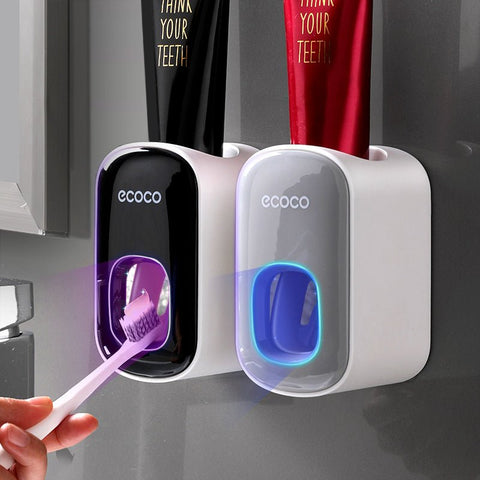 Wall Mounted Automatic Toothpaste Holder | Bathroom Organizer - Ryprime